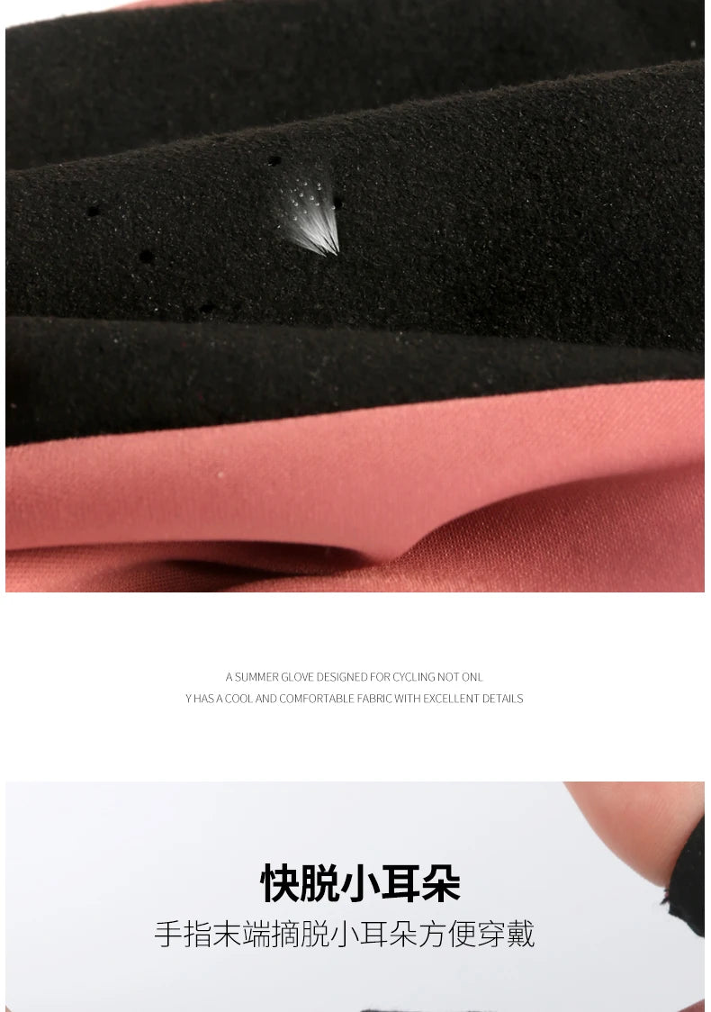 Luvas Esportivas Femininas Antiderrapantes – Meio Dedo, Absorção de Impacto e Alta Respirabilidade para Treinos e Atividades ao Ar Livre